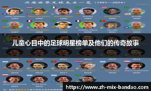 儿童心目中的足球明星榜单及他们的传奇故事